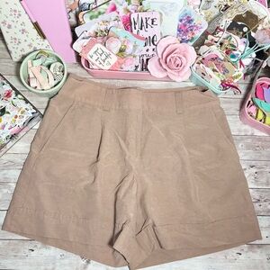 Ann Taylor Beige Tan Chino Shorts Women’s Size 0 Casual Preppy Minimalist Spring